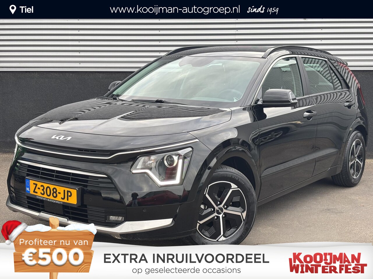 Kia Niro - 1.6 GDi Hybrid DynamicLine Trekhaak, navigatie Apple CarPlay/Android Auto, NL-AUTO! parkee - AutoWereld.nl