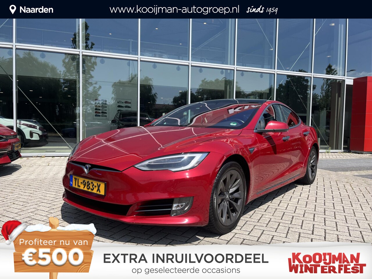 Tesla Model S - 75D | NL-Auto | Panoramadak | 12 MAANDEN BOVAG GARANTIE | Achteruitrijcamera | Stoel- & st - AutoWereld.nl