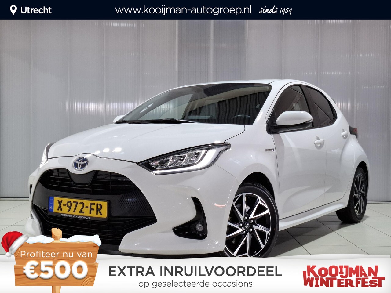 Toyota Yaris - 1.5 Hybrid Style | Dealer onderhouden | Navi | Camera | Automaat | LED | Keyless entry & S - AutoWereld.nl