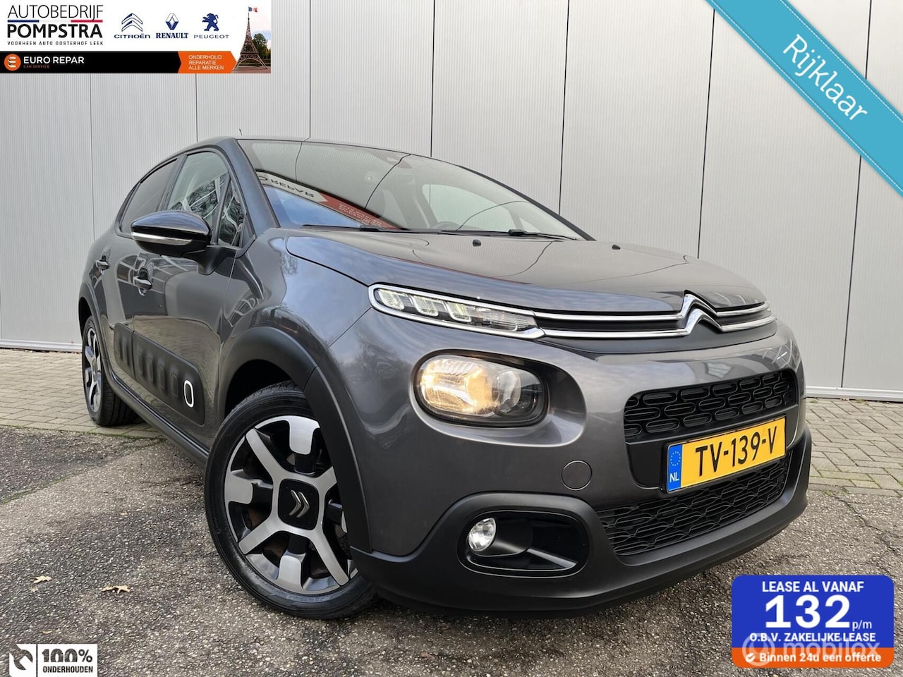 Citroën C3 - 1.2 PureTech S&S Shine 110 NAVI/PDC/CAMERA/CLIMA - AutoWereld.nl