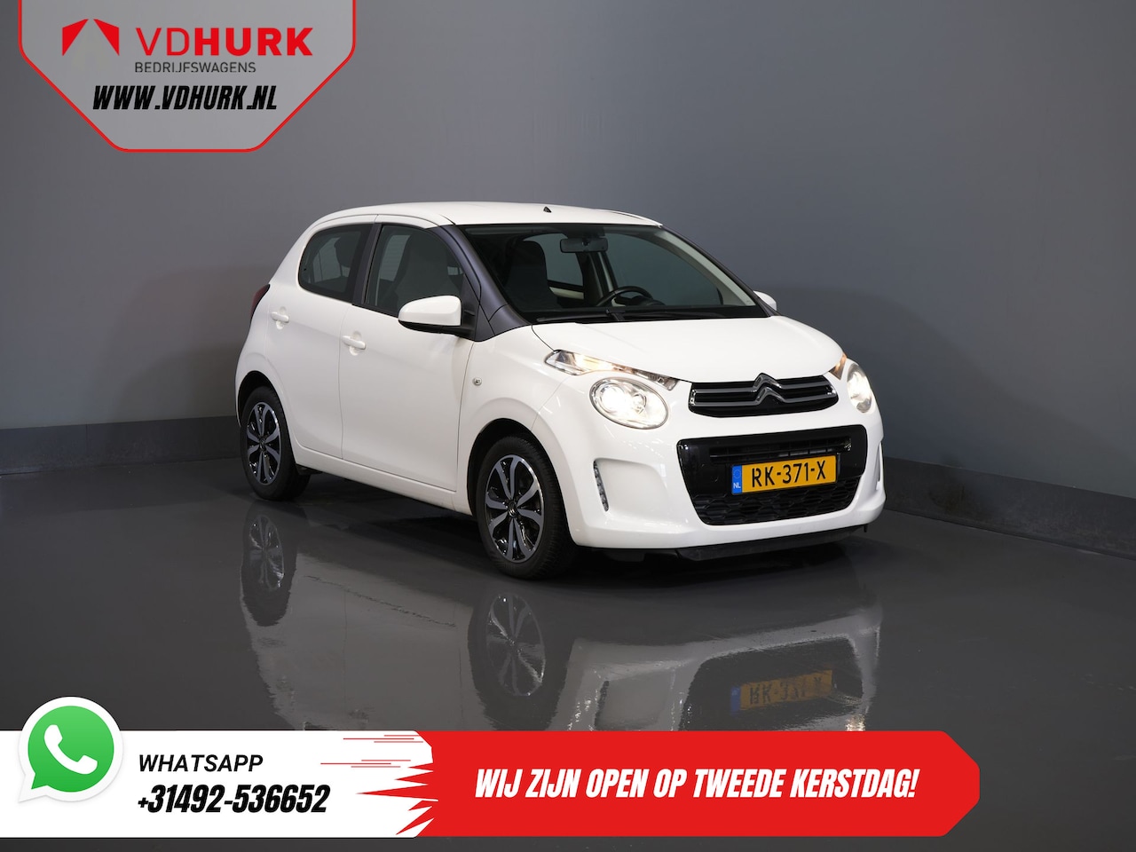 Citroën C1 - 1.0 e-VTi Shine ZEER NETTE AUTO/ NL Auto/ Weinig Km/ Navi/ Cruise/ LMV/ Airco/ Camera - AutoWereld.nl
