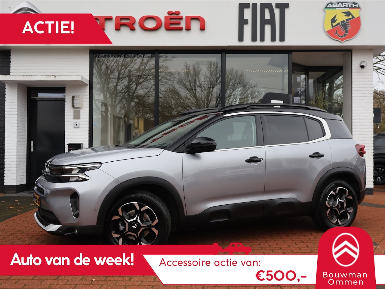 Citroën C5 Aircross - *Auto van de Week!* Hybrid 145PK e-DCS6 Automaat Max, Rijklaarprijs | Stoelverwarming | Ad - AutoWereld.nl