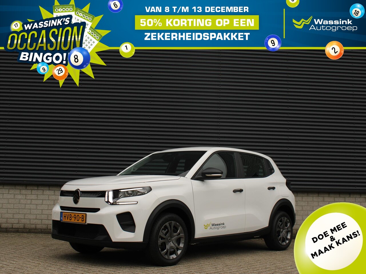 Citroën ë-C3 - You EV 44kWh 113pk I Airconditioning I Cruise Control I Boodlader 3-Fasen 11kw - AutoWereld.nl