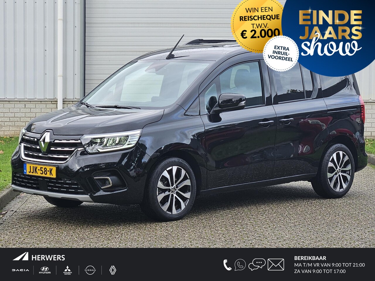 Renault Kangoo - 1.3 130PK Techno EDC Automaat 5-Persoons / Trekhaak Afneembaar 1500KG / Adaptief Cruise Co - AutoWereld.nl