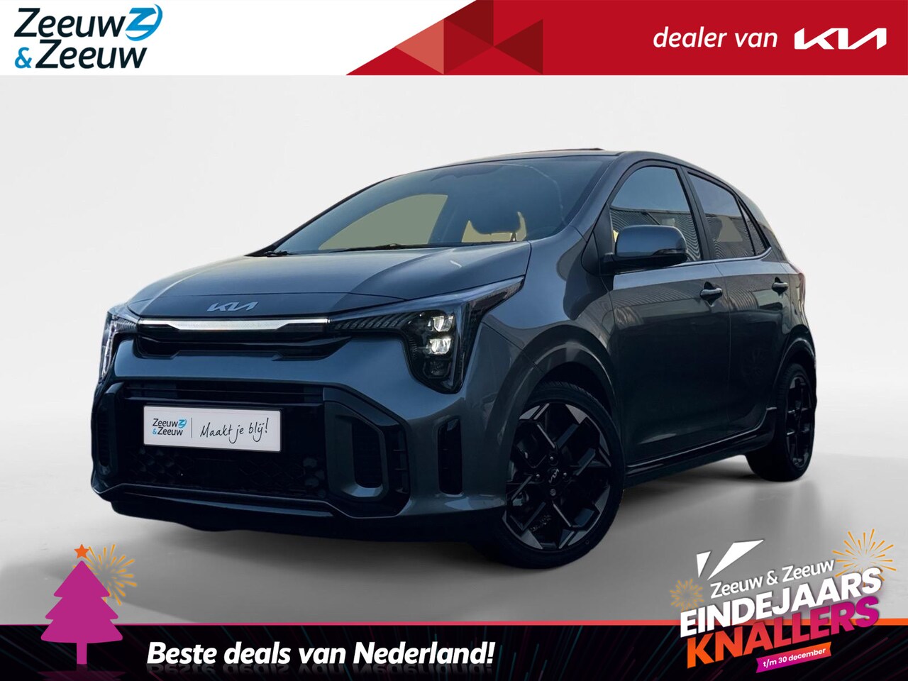 Kia Picanto - 1.0 GDi GT-Line | Enkele kleuren op voorraad bel voor info | € 1.250,- Inruilpremie - AutoWereld.nl