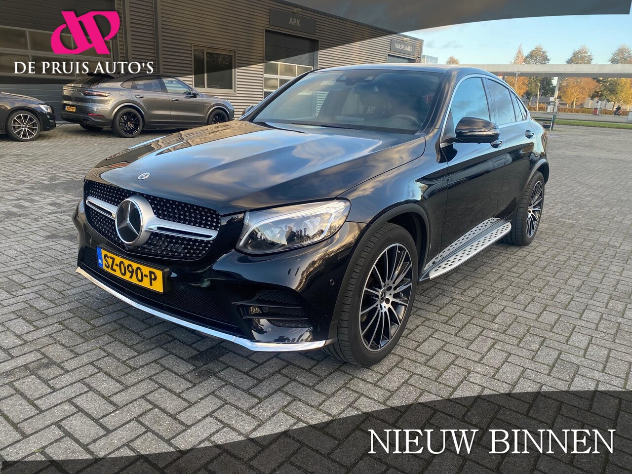 Mercedes-Benz GLC-klasse Coupé - 250 4MATIC Premium Plus AMG 20inch Trekhaak 360°cam Panoramadak - AutoWereld.nl