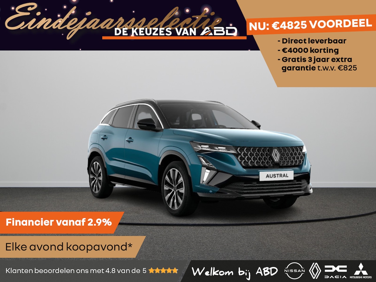 Renault Austral - Techno Hybrid 200 | Achteruitrijcamera | Adaptive Cruise Control | Blind Spot Warning - AutoWereld.nl