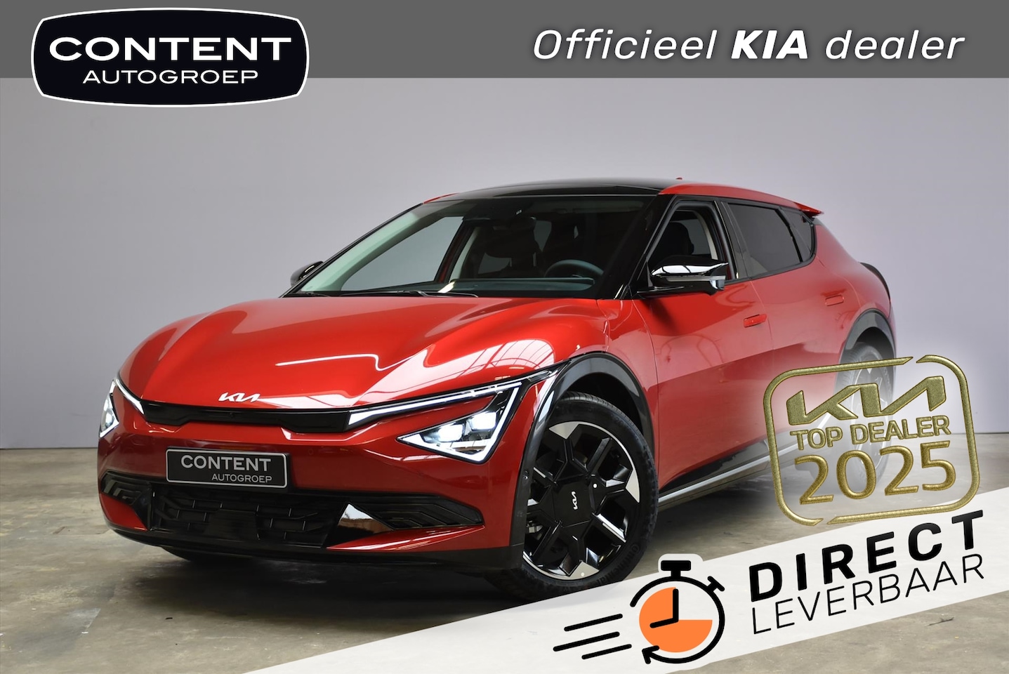 Kia EV6 - 84kWh 229pk RWD Plus Advanced PANO DAK STAAT IN BESTELLING - AutoWereld.nl