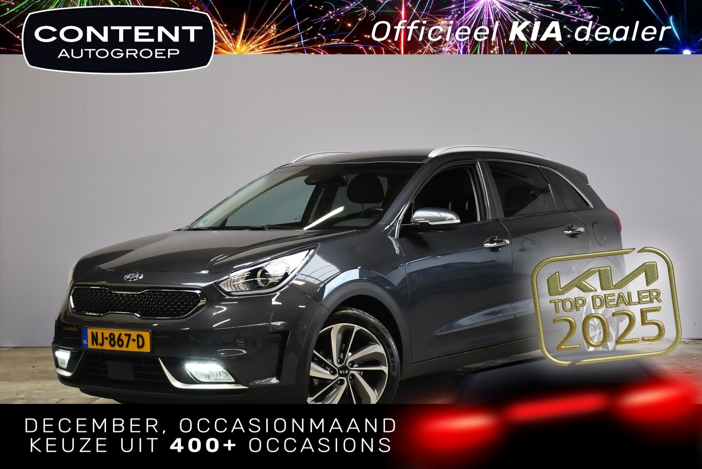 Kia Niro - 1.6 GDi Hybrid 141pk DCT6 ExecutiveLine - AutoWereld.nl