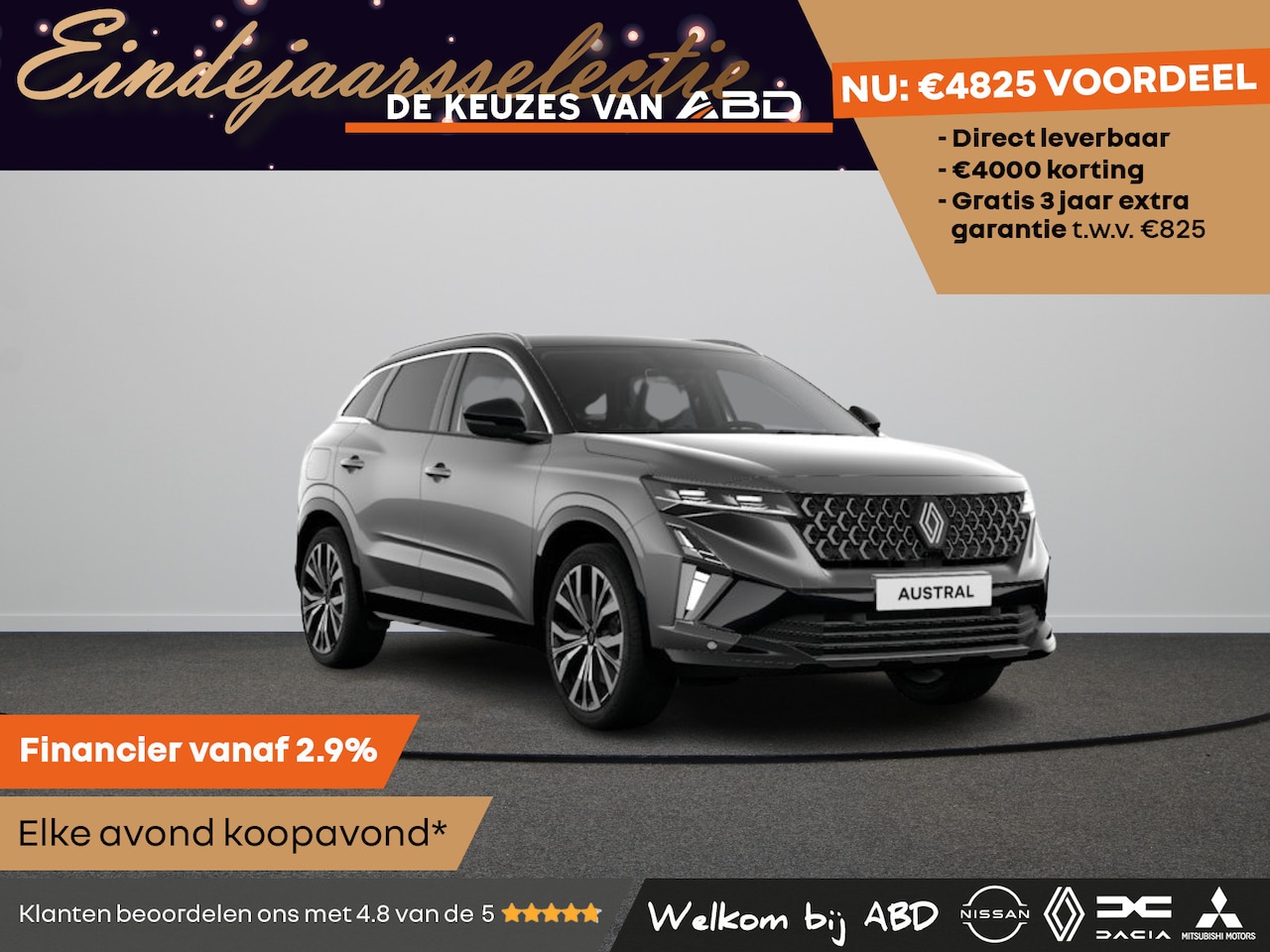 Renault Austral - Techno Hybrid 200 | Achteruitrijcamera | Adaptive Cruise Control | Blind Spot Warning - AutoWereld.nl