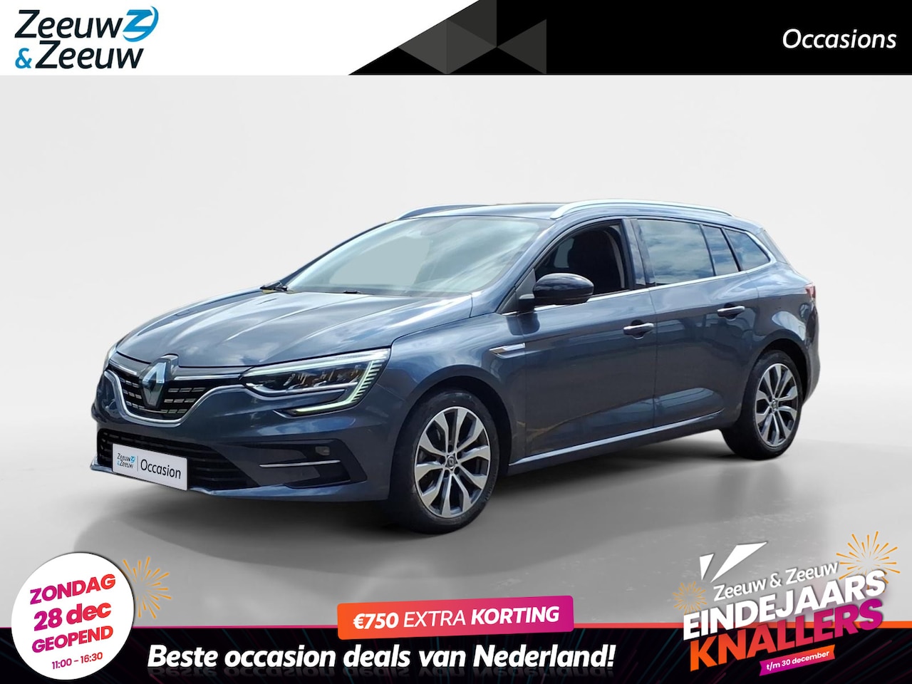 Renault Mégane Estate - 1.3 TCe 140 Techno Airco | Navigatie | 1 jaar garantie - AutoWereld.nl