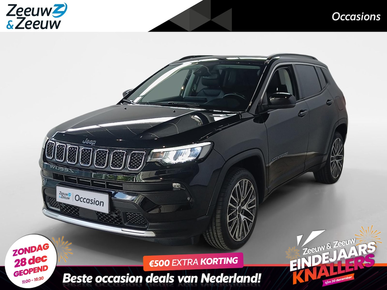 Jeep Compass - 4xe 190 Plug-in Hybrid Electric Limited Lease Ed. *Navi+Camera*Adapt.CC*Climate Control*Ze - AutoWereld.nl