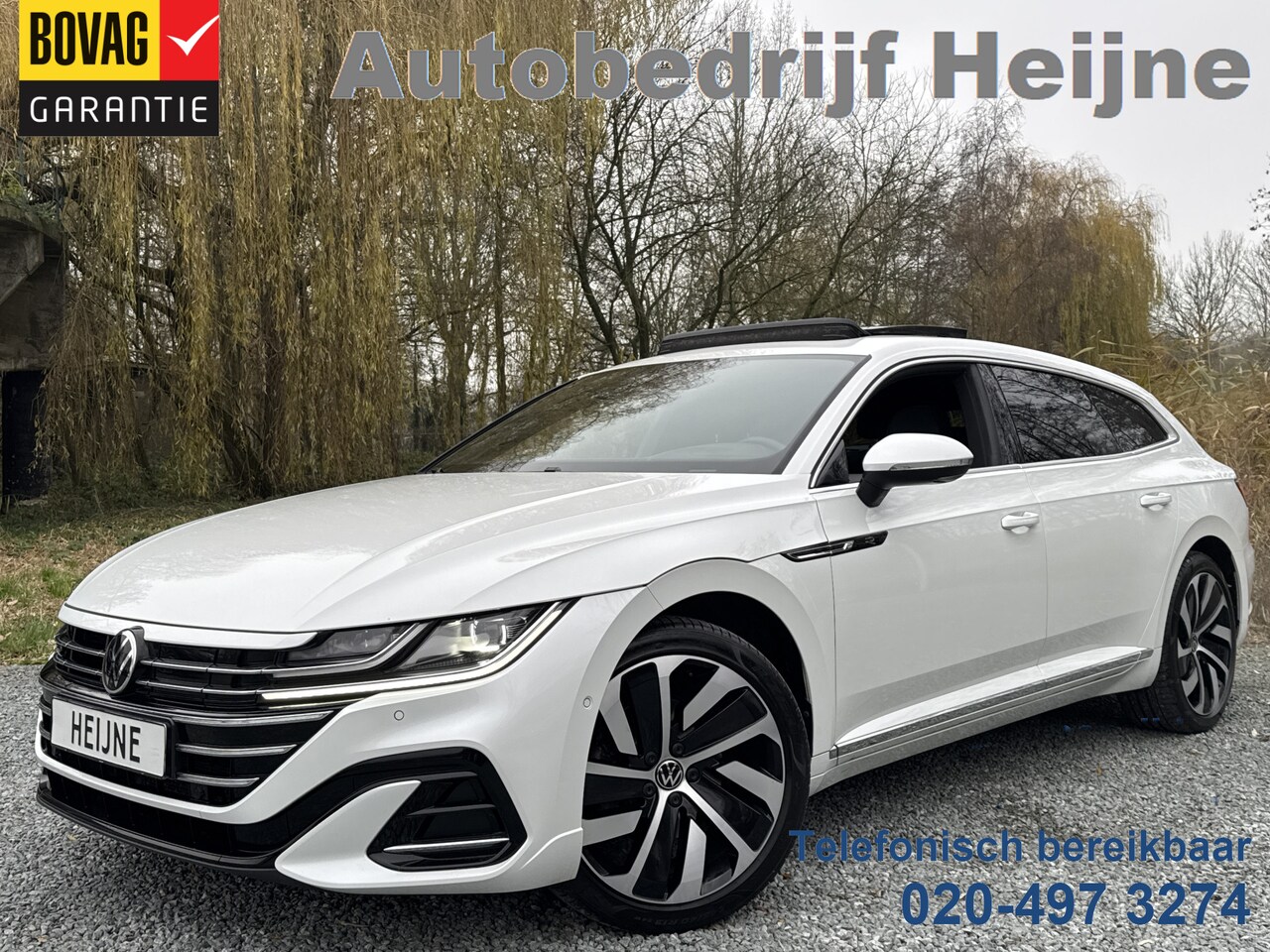 Volkswagen Arteon Shooting Brake - eHYBRID 218PK DSG R-LINE BUSINESS+ TREKHAAK/360CAMERA/PANORAMADAK - AutoWereld.nl