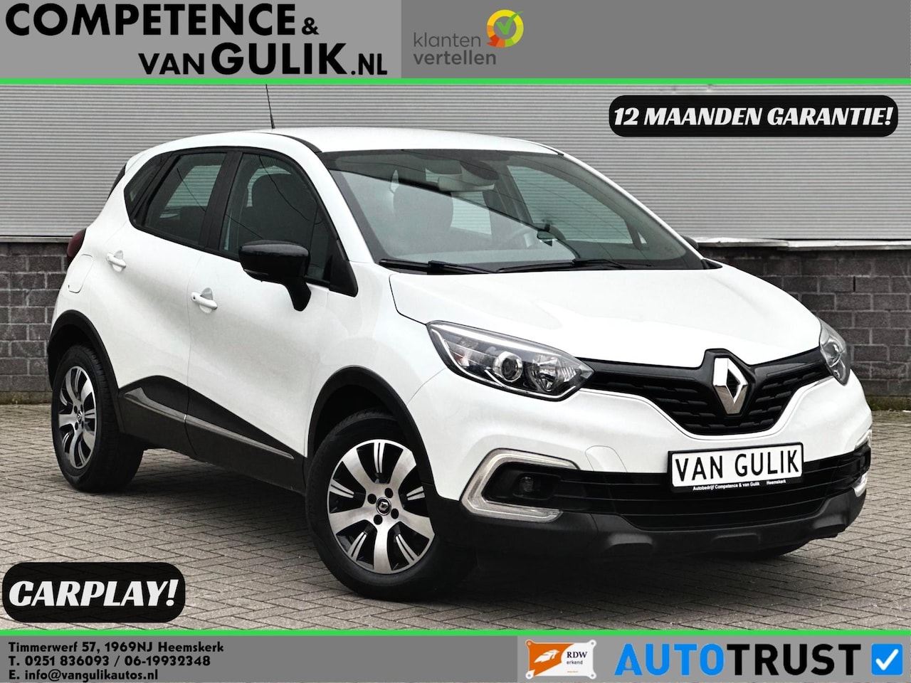 Renault Captur - 0.9 TCe Life | Carplay | Cruise control | LED | Navigatie | - AutoWereld.nl