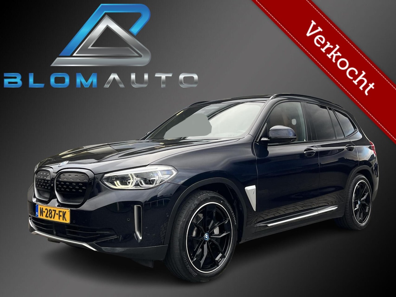 BMW iX3 - 286PK 80 kWh PANO+H&K+ACC+EL. TREKH. SOH98%+LEDER - AutoWereld.nl