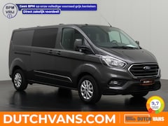 Ford Transit Custom - 2.0TDI 130PK Lang Dubbele Cabine Limited | 2xSchuifdeur | 6-Persoons | Airco | Cruise | Da