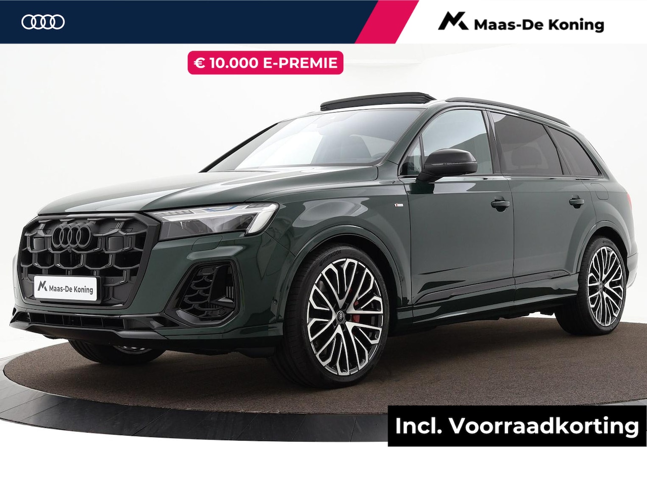 Audi Q7 - 60 TFSI e quattro Pro Line S Competition 490 PK · Audi Exclusive kleur · 22" LM Velgen · H - AutoWereld.nl