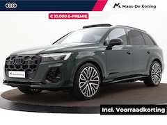 Audi Q7 - 60 TFSI e quattro Pro Line S Competition 490 PK · Exclusive kleur · 22" LM Velgen · HD mat