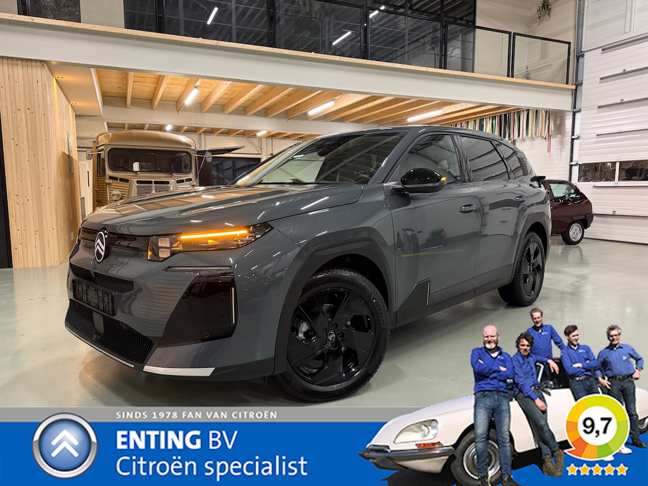 Citroën C5 Aircross - 1.2 Hybrid 145 MAX E-DSC-6 ADAPT CRUISE HYPE GREY COMFORT SEATS WINTERPACK - AutoWereld.nl