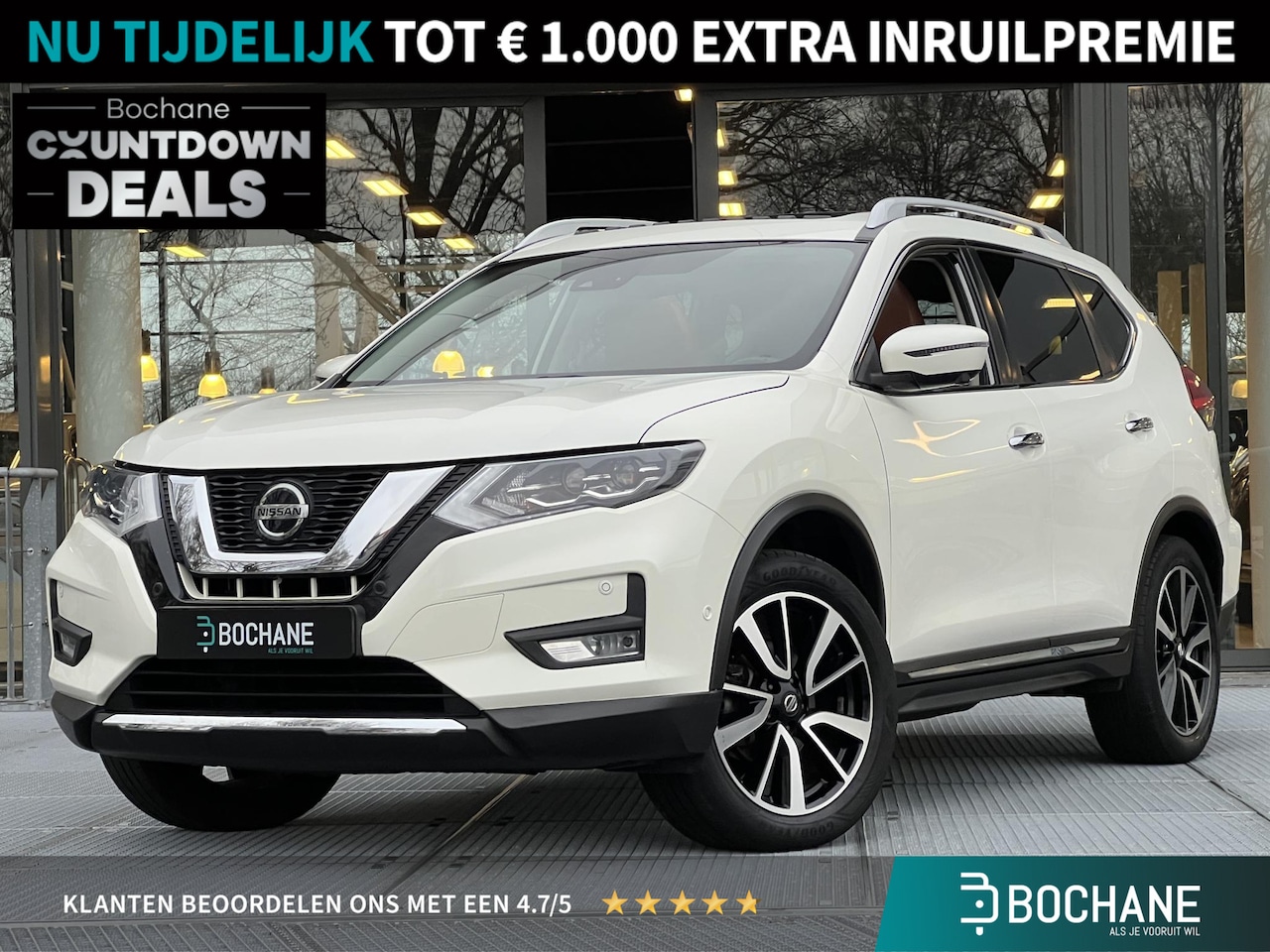 Nissan X-Trail - 1.3 DIG-T Tekna Automaat | Trekhaak | Leder | Panoramadak | BOSE | 1.500KG trekgewicht - AutoWereld.nl