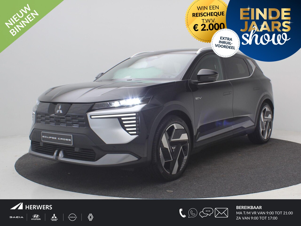 Mitsubishi Eclipse Cross - Intense+ 87 kWh / € 2.000 introductiekorting / Nieuw Model! / Rijklaarprijs / 100% Elektri - AutoWereld.nl