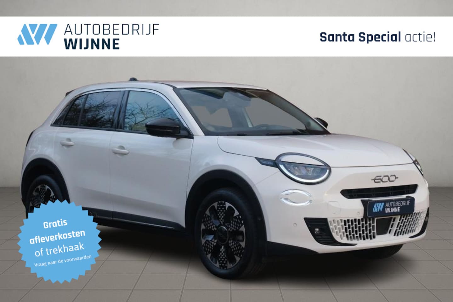 Fiat 600 - 1.2 Hybrid 110pk DCT6 La Prima | Navi | App Connect | Adaptive Cruise | Climate | Keyless - AutoWereld.nl