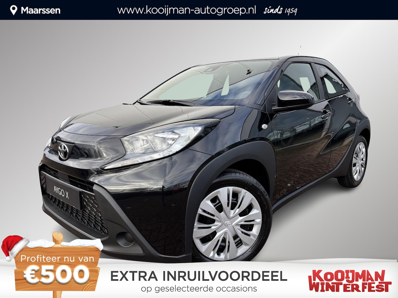 Toyota Aygo X - 1.0 VVT-i MT play 1.0 VVT-i MT Play,Apple Carplay Android Auto Adaptive Cruise Controle, Camera - AutoWereld.nl
