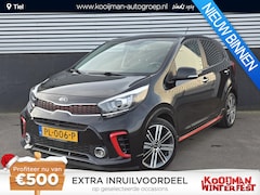 Kia Picanto - 1.2 CVVT GT-Line 4- Cilinder Navigatie, Lederen bekleding, Stoel- & Stuurwiel verwarmd, Ni