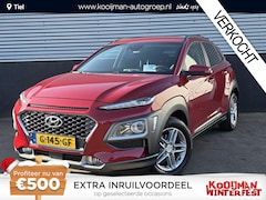 Hyundai Kona - 1.0 T-GDI Fashion Navigatie, Dodehoekdetectie, Privacy glass, HUD, Cruise control, Smart K