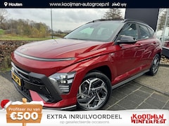 Hyundai Kona - 1.6 GDI HEV N Line Sky Eerste Eigenaar, 18 Inch, Schuif/Kanteldak, Stoelverwarming, Apple