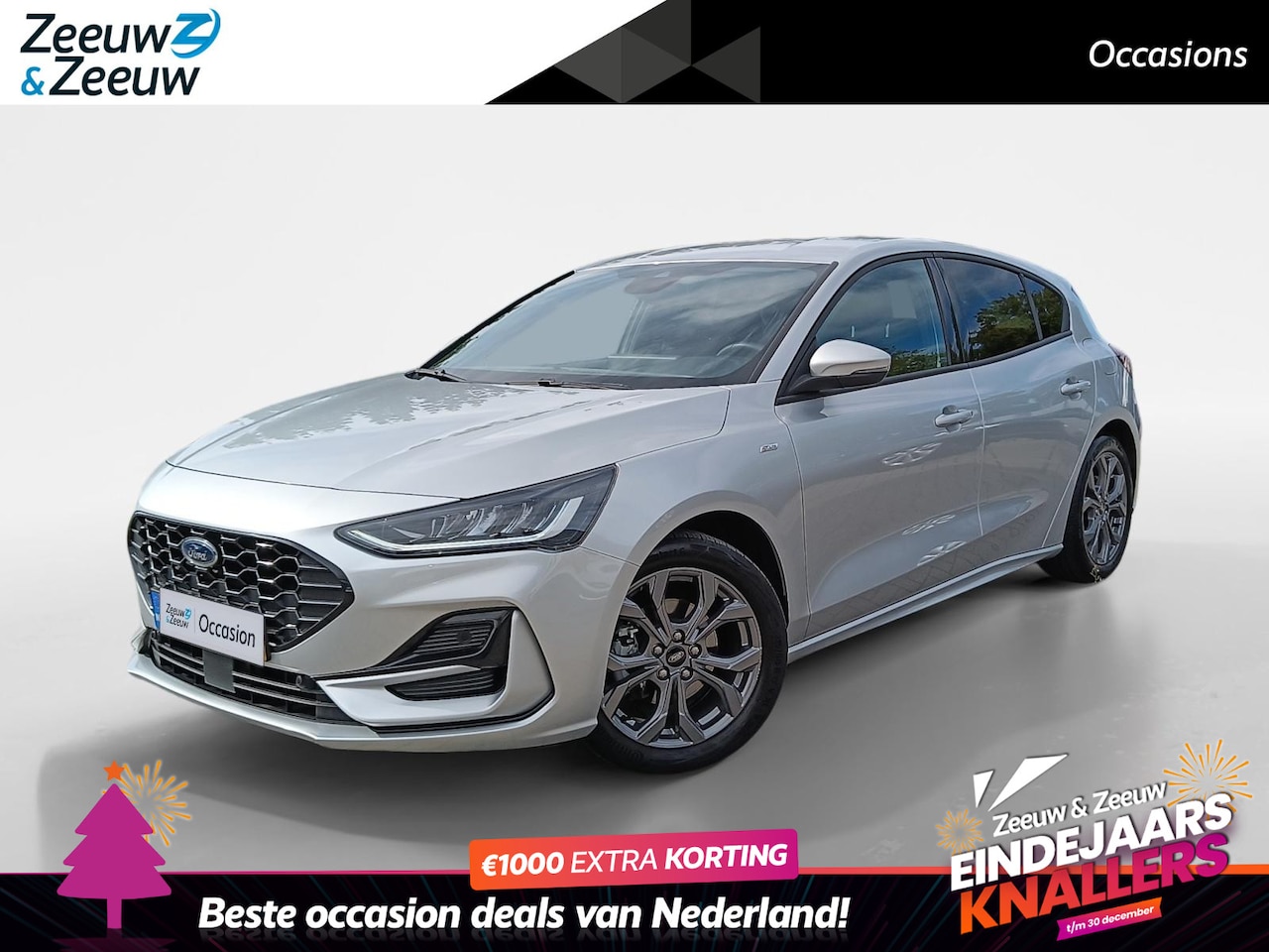Ford Focus - 1.0 EcoBoost Hybrid ST Line X Navigatiesysteem | VAN 18940,- VOOR 17940,-! - AutoWereld.nl