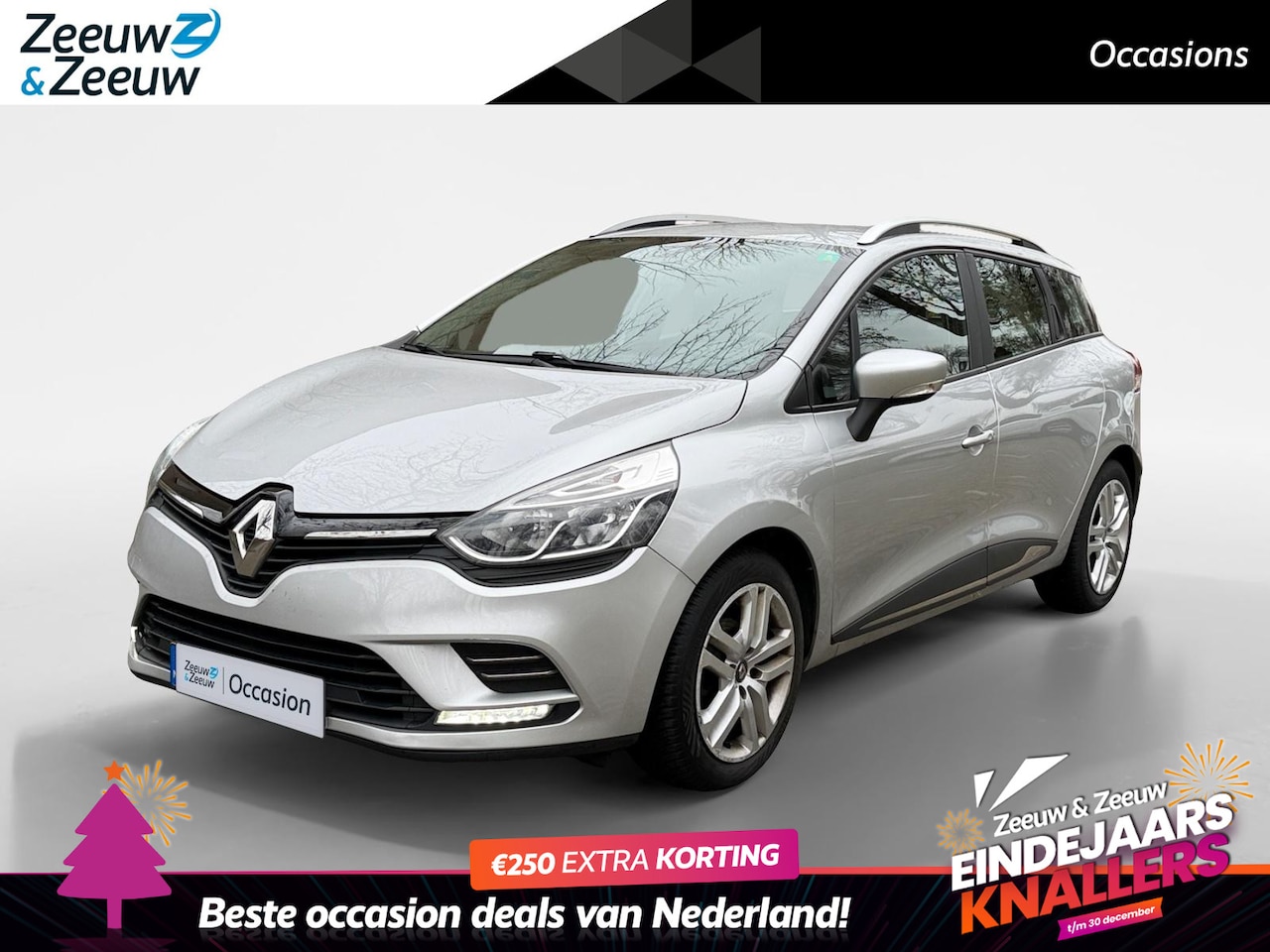 Renault Clio Estate - 0.9 TCe Zen | Airco | Nav | Telefoon | Lichtmetalen velgen | Ruime kofferbak | - AutoWereld.nl