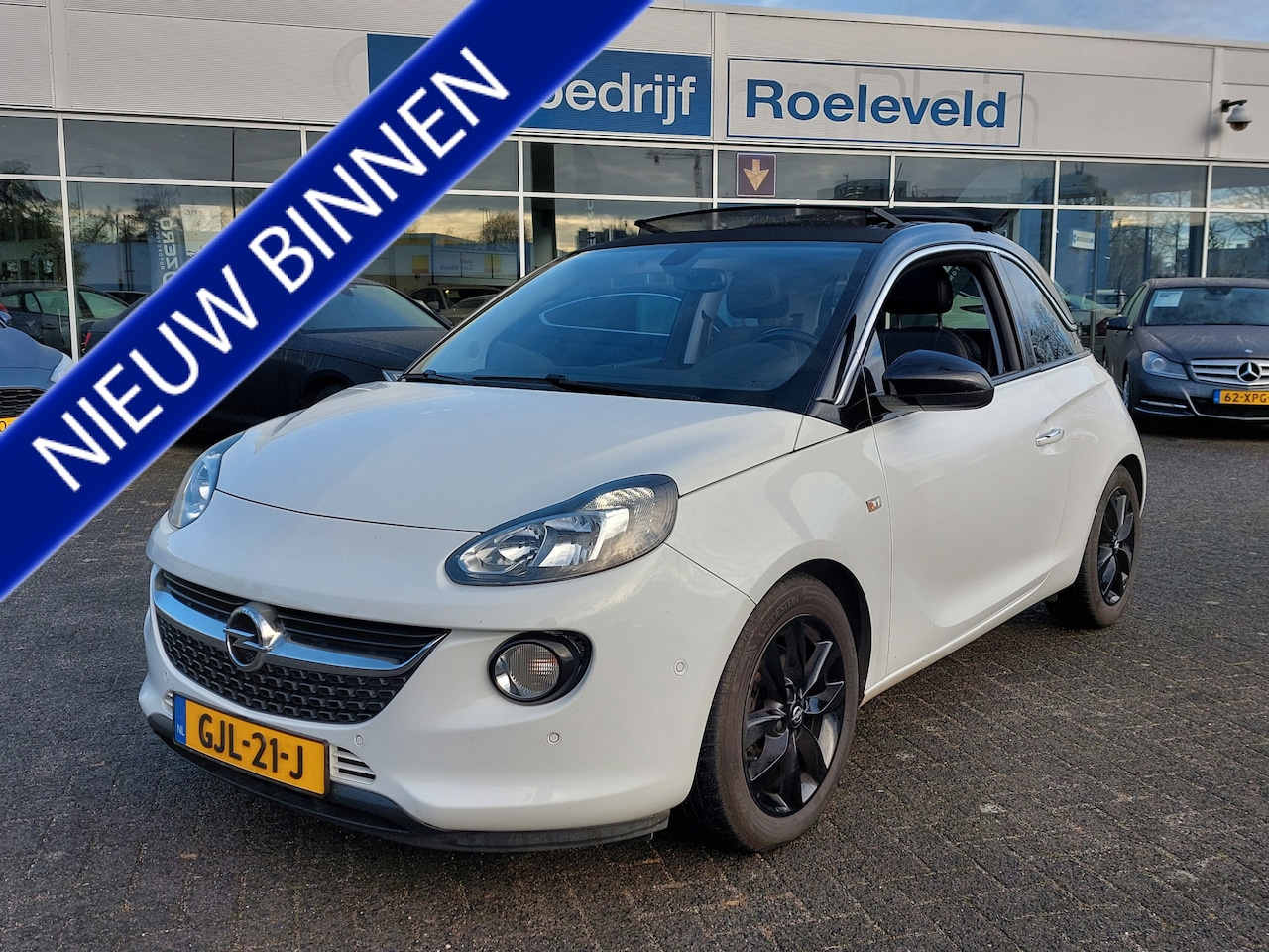 Opel ADAM - 1.0 Turbo 116pk Unlimited | Cabriodak | Navi | Clima | Cruise | Dodehoek+Licht+Regensensor - AutoWereld.nl