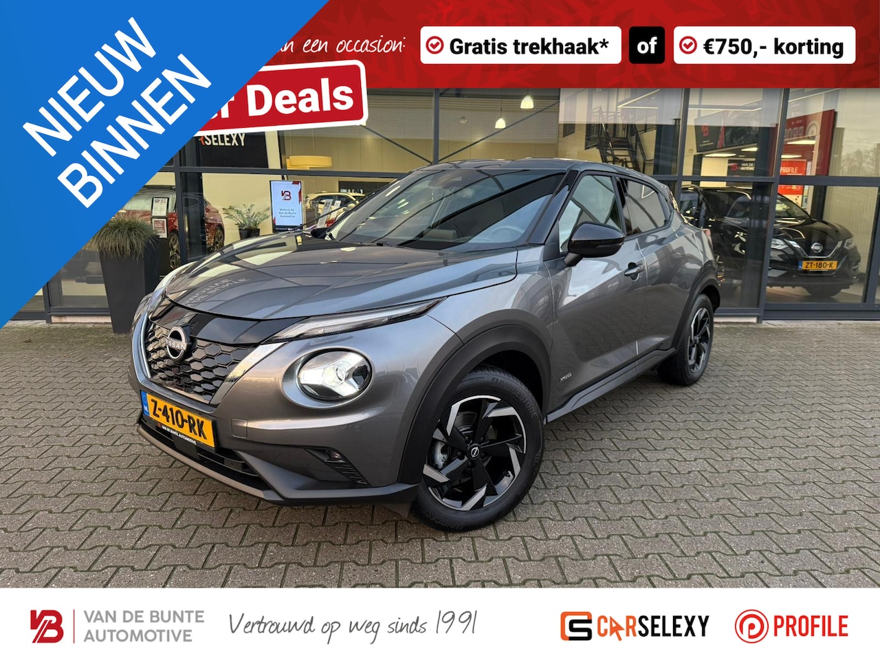 Nissan Juke - 1.6 Hybrid N-Connecta *Trekhaak & Winter Pack* - AutoWereld.nl