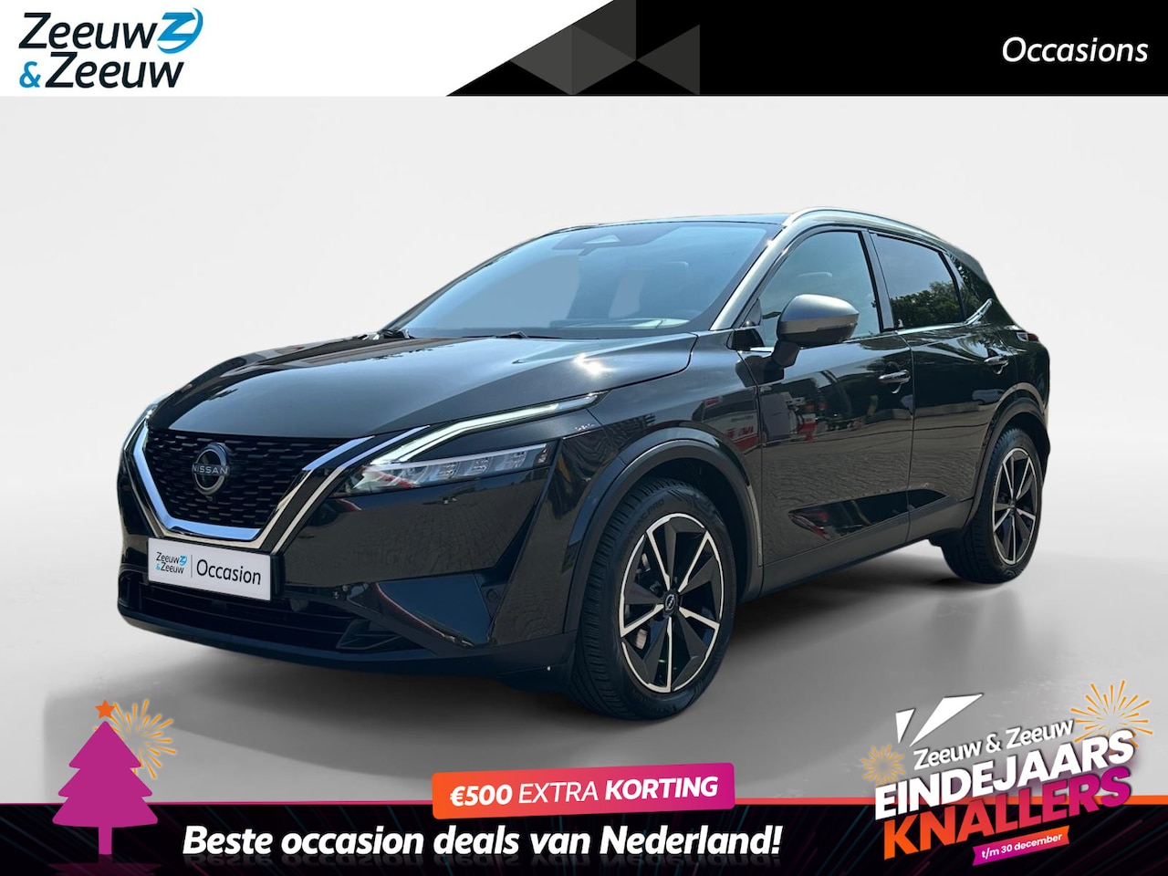 Nissan Qashqai - 1.3 MHEV Tekna | 4X4 | all season banden | head up display | coldpack | 360 graden camera - AutoWereld.nl