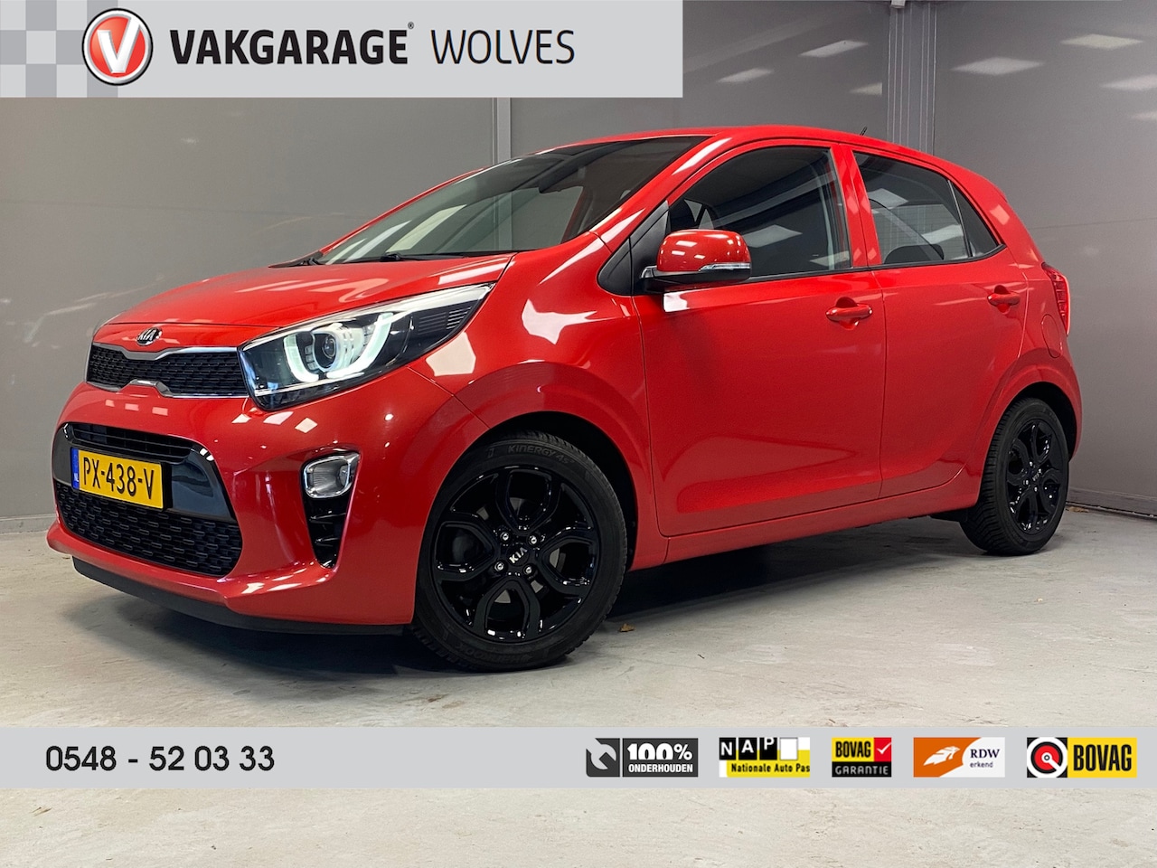 Kia Picanto - 1.0 CVVT DynamicPlusLine | CAR PLAY | CLIMA | CRUISE | NAVI | CAMERA | - AutoWereld.nl