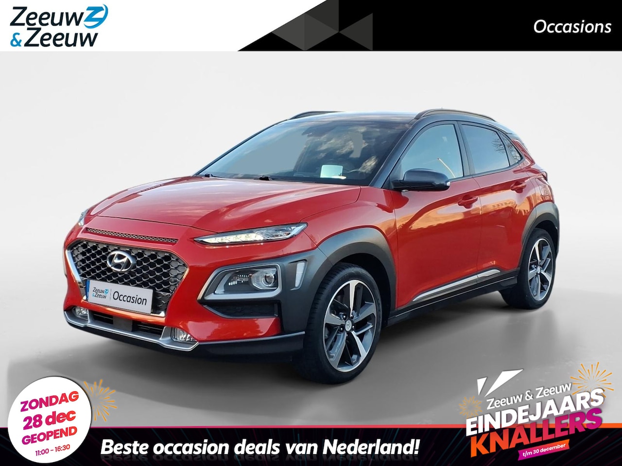 Hyundai Kona - 1.6 T-GDI Premium | Stoel-stuurverwarming | Carplay | LMV | Navigatie | Bomvol Opties | HU - AutoWereld.nl