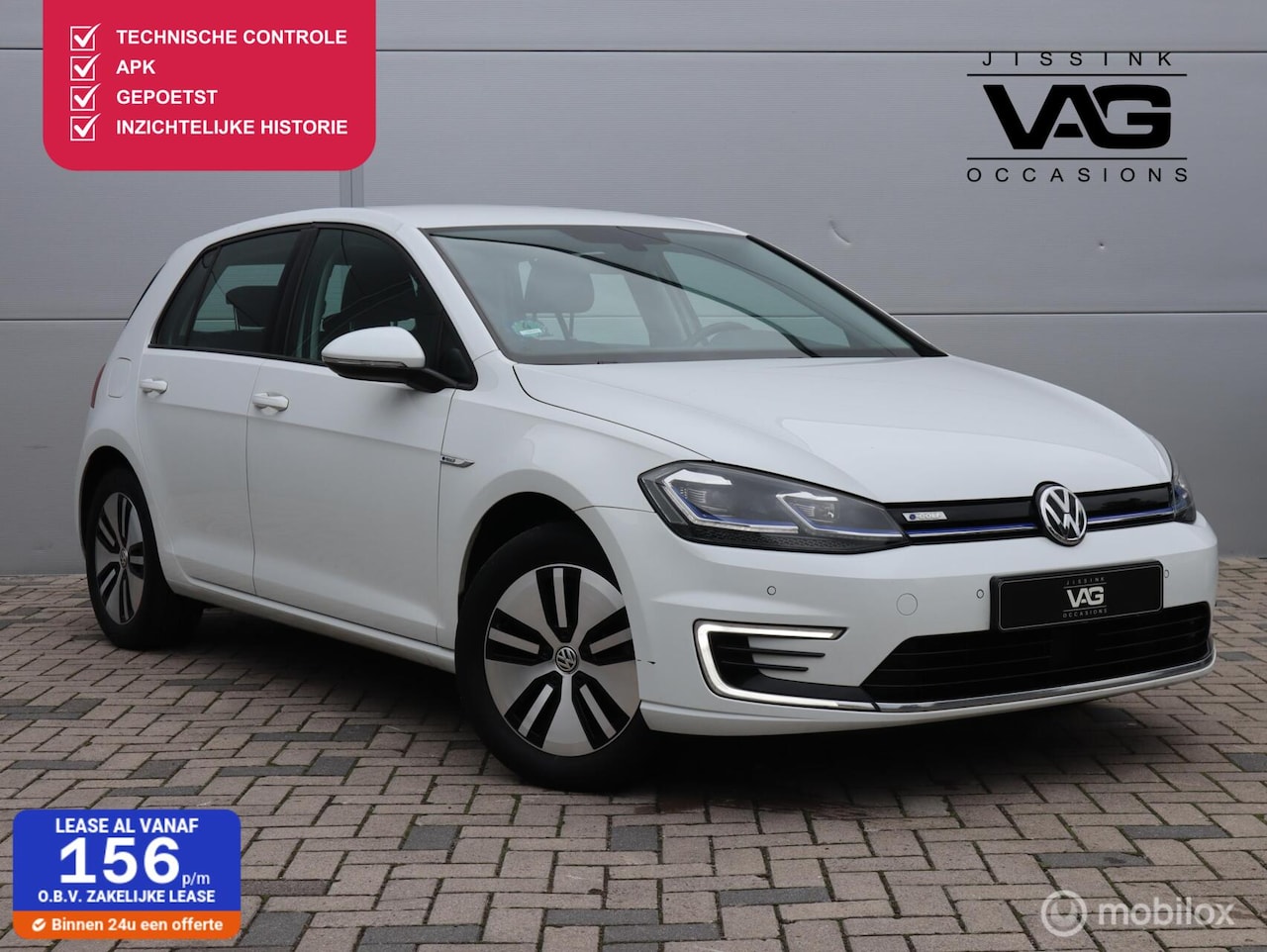 Volkswagen e-Golf - E-DITION SOH 86% Warmtepomp ACC CarPlay - AutoWereld.nl