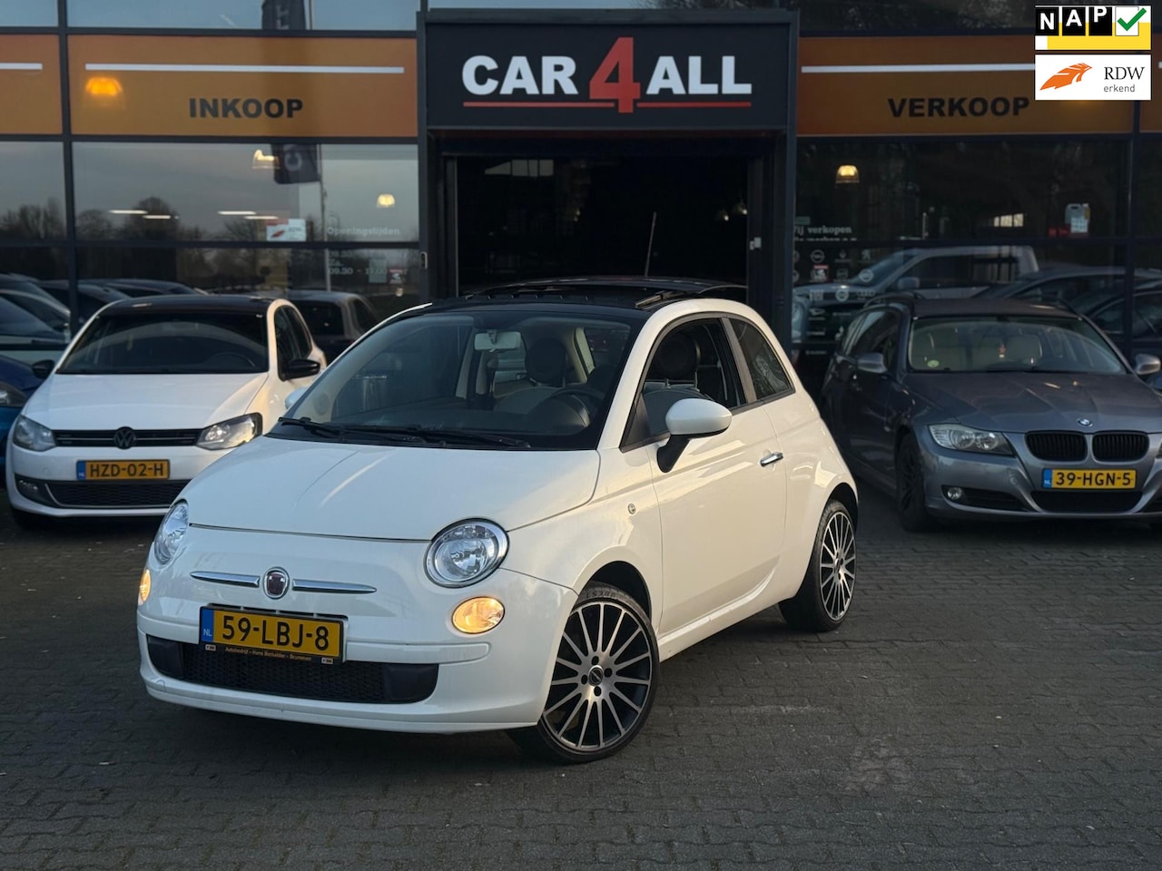 Fiat 500 - 1.2 Pop PANO/PDC/AIRCO/LMVELGEN/NAP/RIJDT PERFECT/ZEER NETJES - AutoWereld.nl