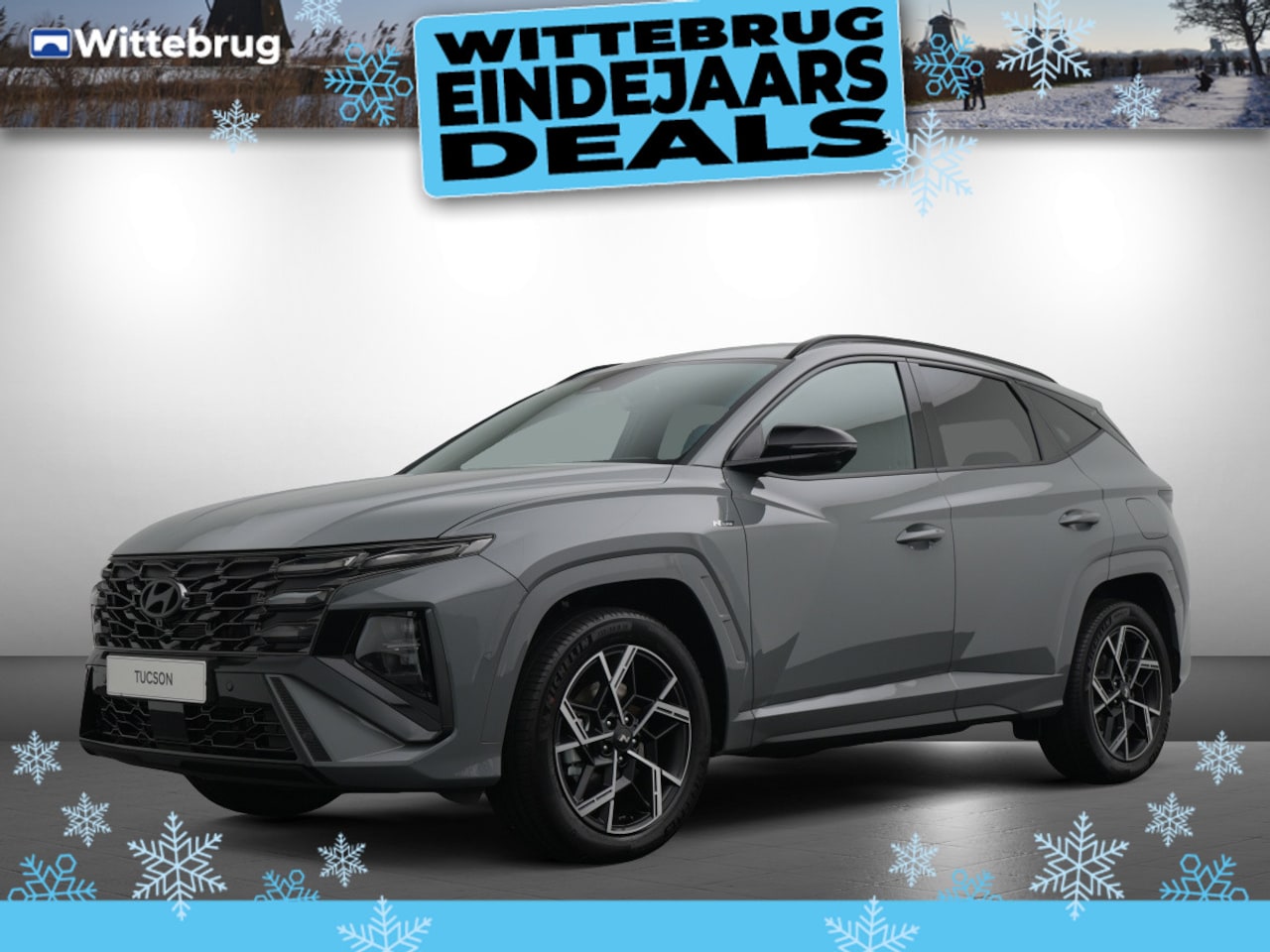 Hyundai Tucson - 1.6 T-GDI HEV N Line Full Hybride Automaat met Navigatie, Camera, Automatische Airconditio - AutoWereld.nl