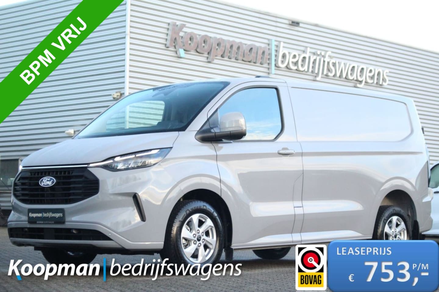 Ford Transit Custom - 300 2.0TDCI 170pk L1H1 Limited | Automaat | Adapt. cruise | LED | Sync 4 13" | Keyless | C - AutoWereld.nl