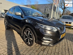 Nissan Qashqai - 1.2 Tekna exclusive, leder, panorama, trekhaak, navi, cruise, camera pdc, multi-stuur, 19"