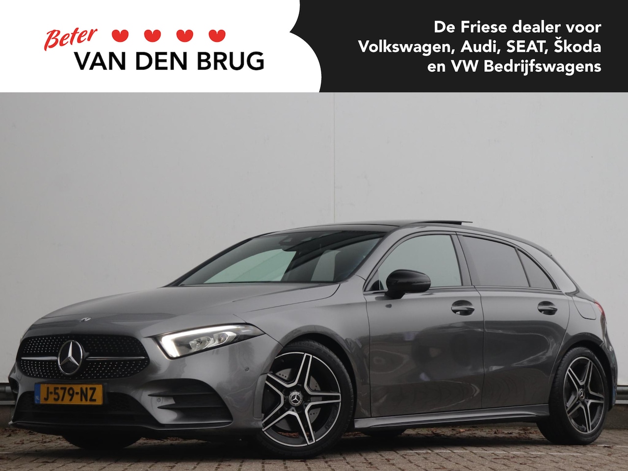 Mercedes-Benz A-klasse - 220 Premium Plus AMG-line | Panoramadak | Night | Burmester | Carplay/ Android Auto | Acht - AutoWereld.nl