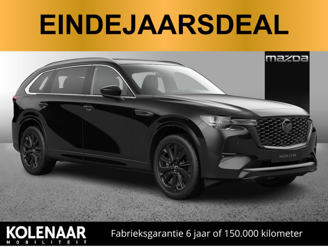 Mazda CX-80 - Homura Plus 2.5 e-Sky PHEV 327 AWD Automaat /Eindejaarsdeal!/€11.500,- voordeel!/Direct le - AutoWereld.nl