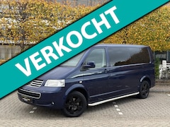 Volkswagen Transporter - 2.5 TDI 96 Kw 131 PK DUBBEL CABINE AIRCO SPORTVELGEN APK NAP 1E EIGENAAR