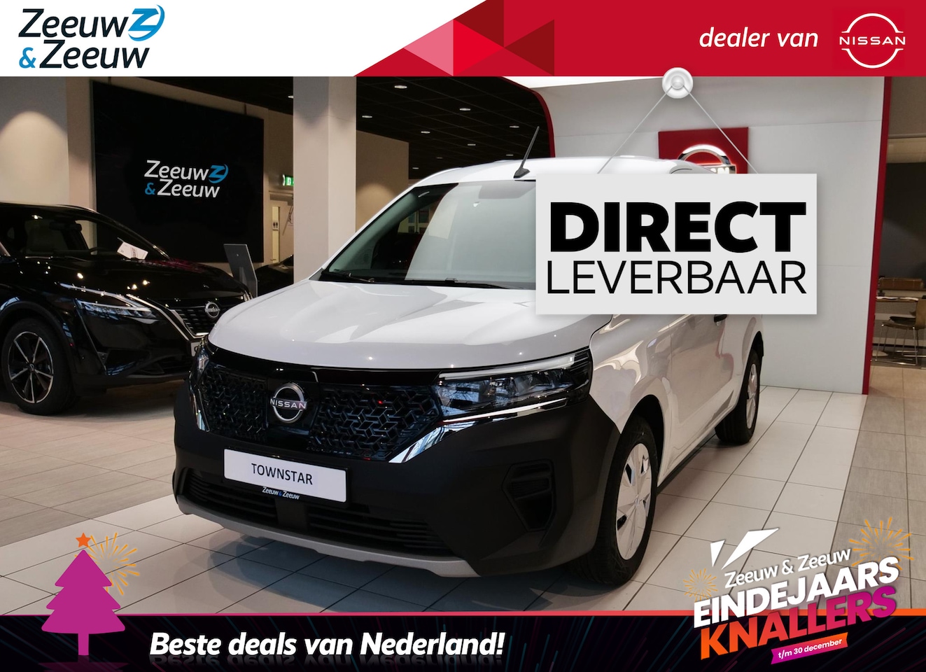 Nissan Townstar - N-Connecta L2 44 kWh Nissan TOWNSTAR N-Connecta L2 45 kWh | 22% VOORRAAD KORTING | TREKVER - AutoWereld.nl