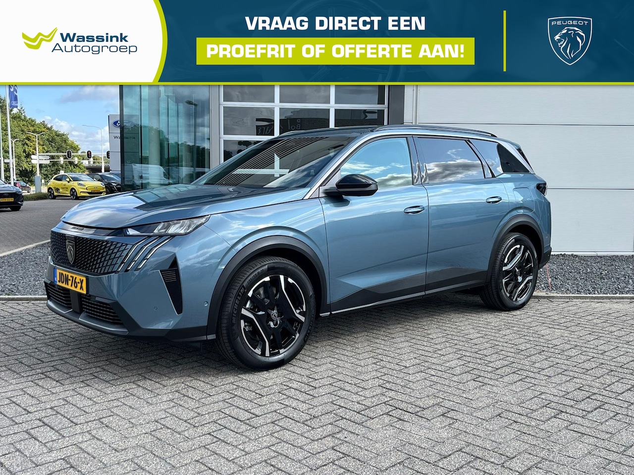 Peugeot e-5008 - EV 73 kWh 210pk Allure | Navigatie | 7 persoons | 8 jaar garantie - AutoWereld.nl