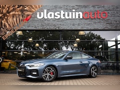 BMW 4-serie Coupé - 430i High Executive M-Sport 245pk , Arctic Race blauw, Panoramadak, Sportstoelen, Adaptive