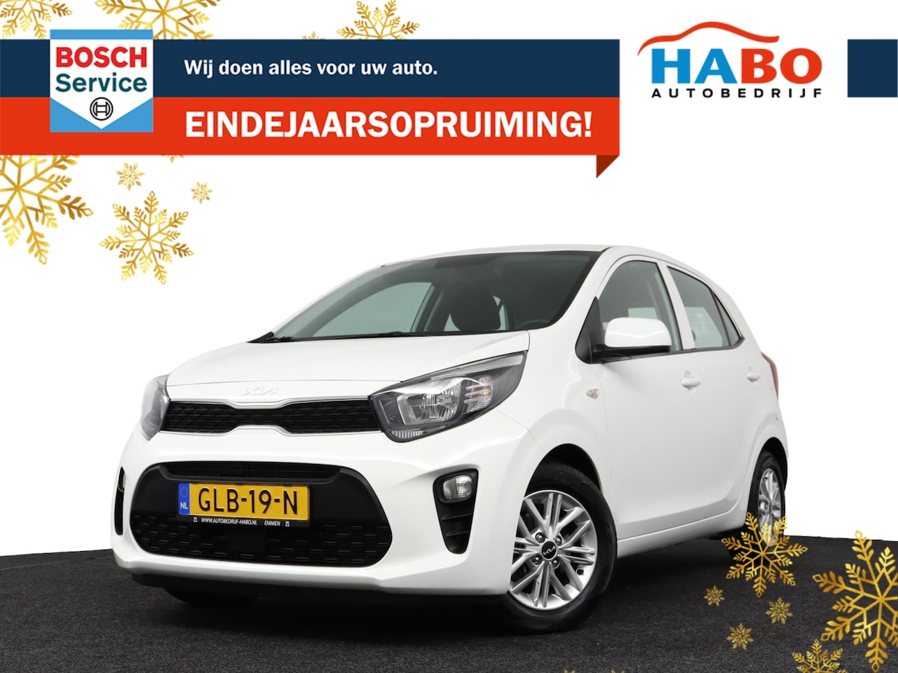 Kia Picanto - 1.0 DPI DYNAMICLINE 4Z AC/CRUISE/APPLE.CARPLAY/CAMERA/LICHT.SENS/17.000KM!! - AutoWereld.nl