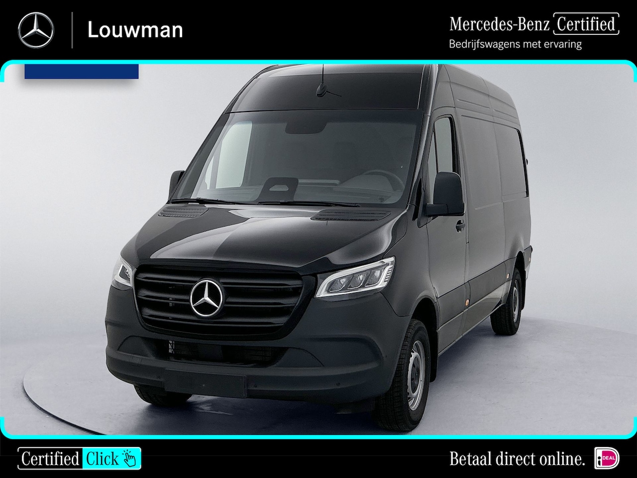 Mercedes-Benz Sprinter - 319 1.9 CDI L2 Pro 3500kg trekhaak + opstap Navigatie Stoel + stuurverwarming Betimmering - AutoWereld.nl